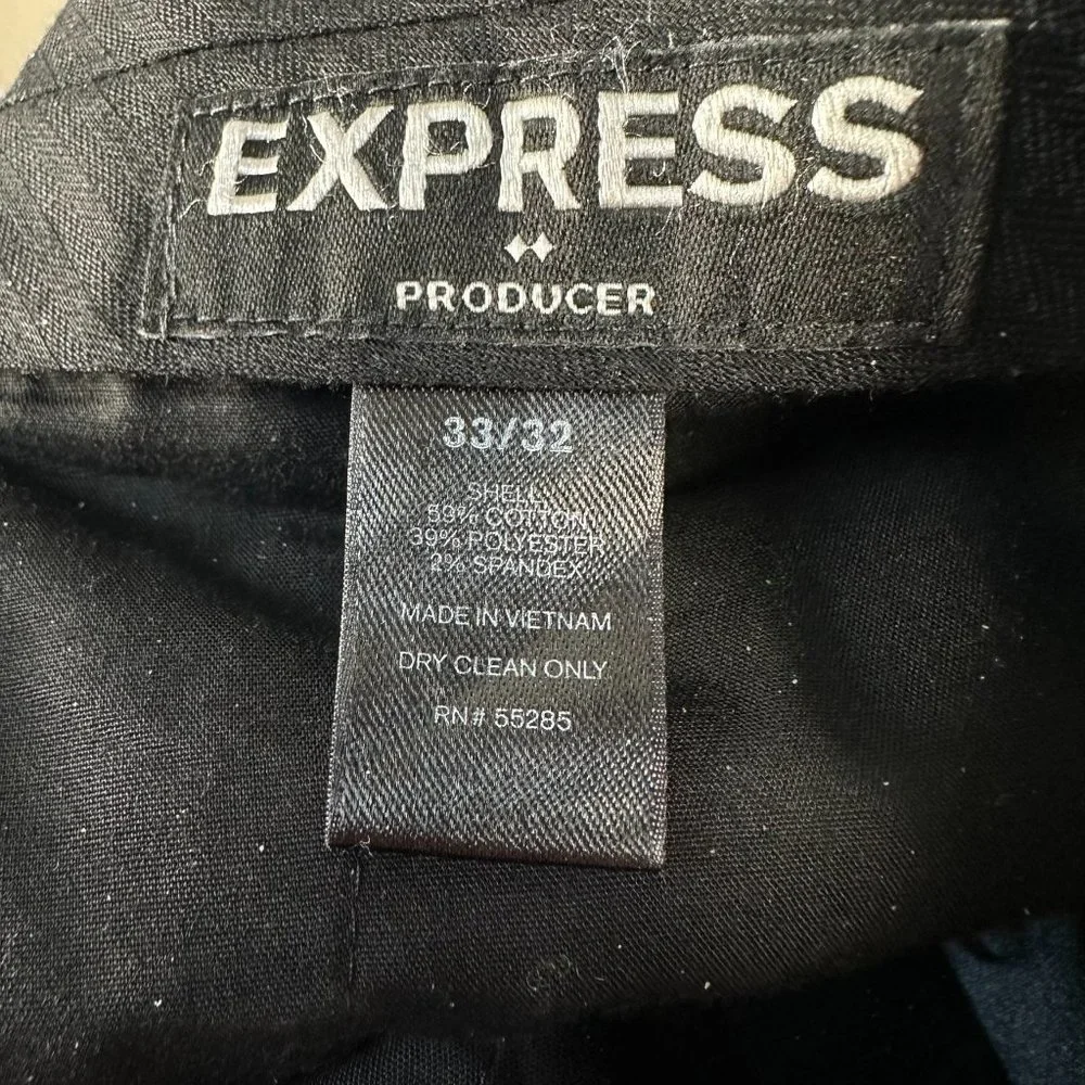 Express Men's Producer Modern Fit Pant, Size W32 x‎ L32, Slate Gray
